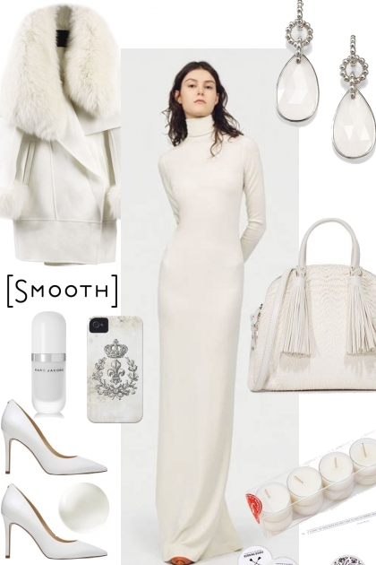 SMOOTH AND CONFIDENT: WHITE MAXI DRESS- Fashion set