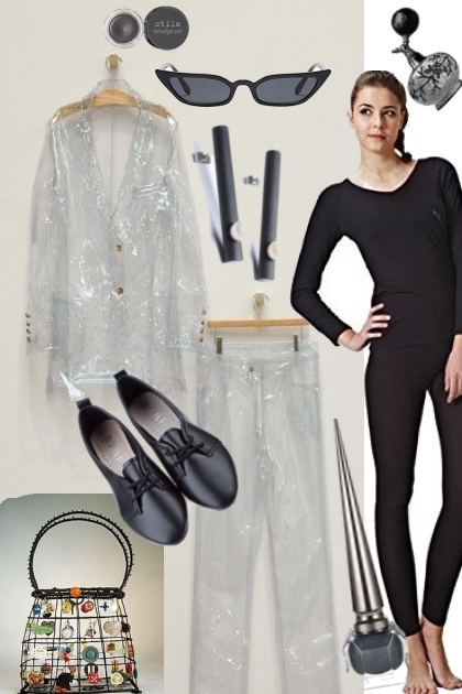 THAT IS BLACK AND CLEAR- Combinazione di moda