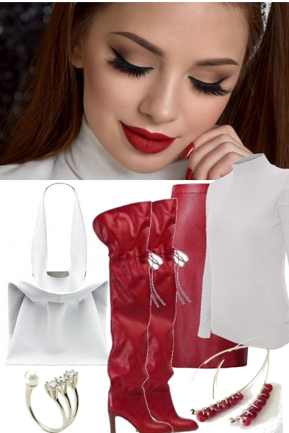 RED AND WHITE FRIDAY- Fashion set