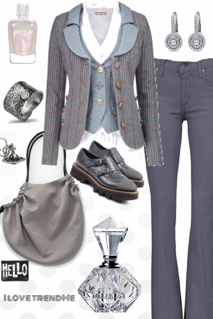 GRAY OUTFIT FOR 2019- Fashion set