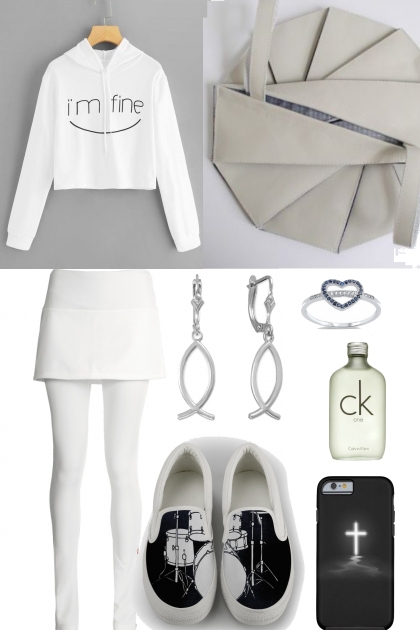 WHITE SKIRTED TIGHTS- Combinaciónde moda