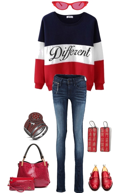 A DIFFERENT SWEATER- Combinaciónde moda