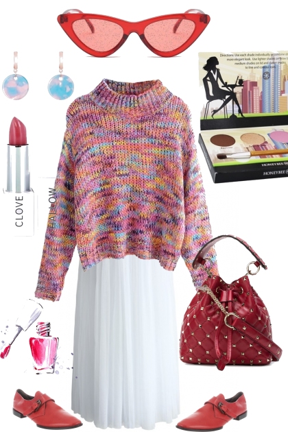 SWEATER AND SKIRT (e)- Modna kombinacija