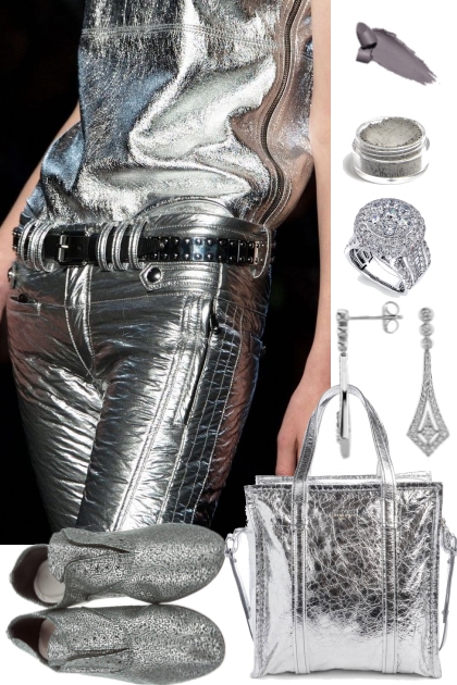 HEAD TO TOE SILVER- Combinaciónde moda