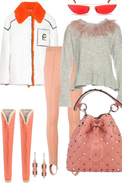 SHADES OF ORANGE- Fashion set