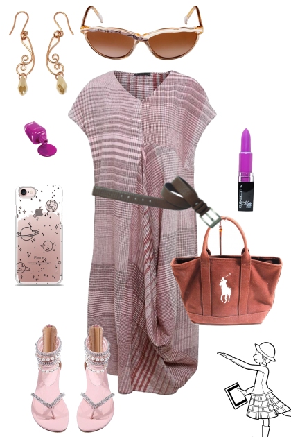 SIMPLE SUMMER DRESS- Fashion set