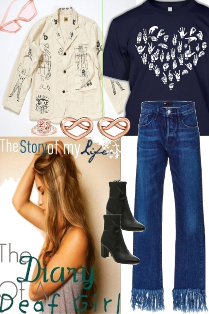 FRINGED JEANS- Fashion set