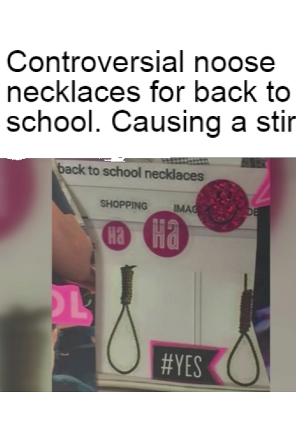 CONTROVERSY FASHION: Noose Necklaces- Fashion set