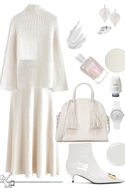 WHITE- Fashion set