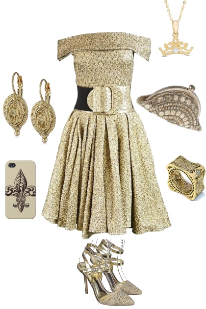 PLENTY OF GOLD- Fashion set