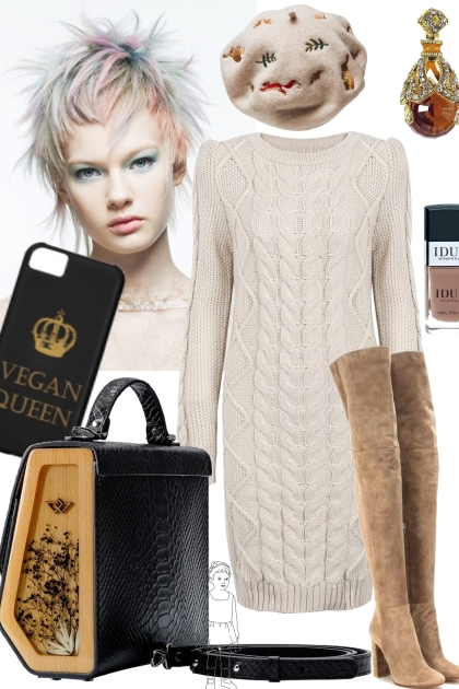 SWEATER DRESS IN MARCH- Combinazione di moda