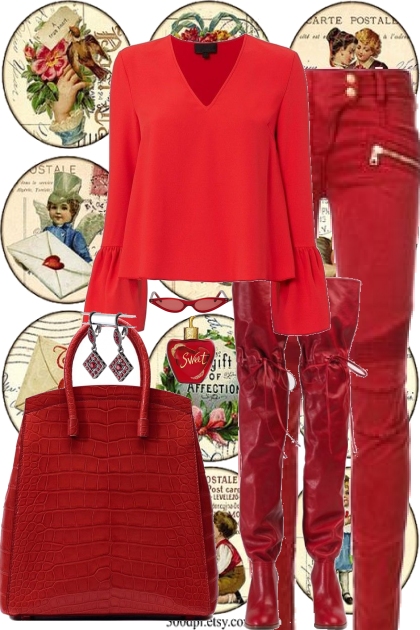 WINTER RED- Модное сочетание
