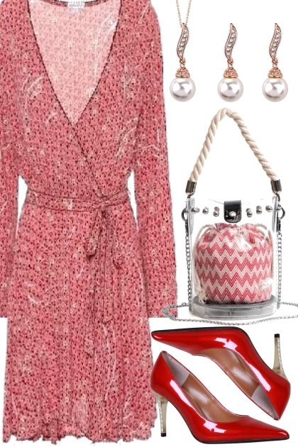 SPRING WRAP DRESS- Combinazione di moda