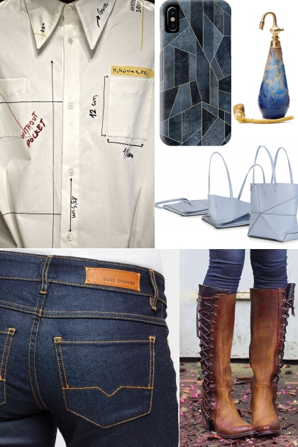 JEANS AND BOOTS- Combinazione di moda