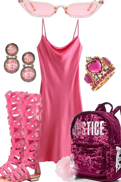 TREND ME PINK SUMMER DRESS- 搭配