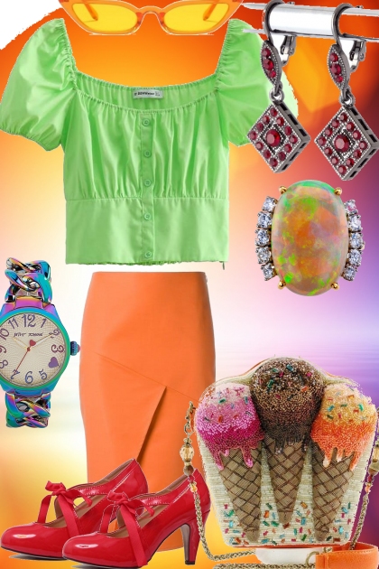 THE COLORFUL SIDE OF LIFE- Fashion set