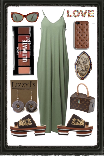 ARMY GREEN WITH BROWN FOR SUMMER- Модное сочетание
