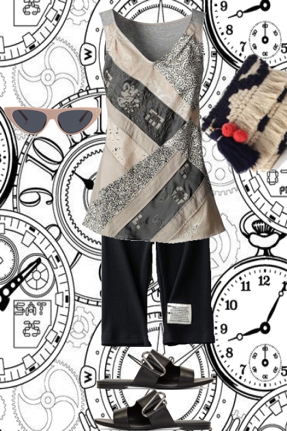 TIME KEEPS ON TICKING- Fashion set