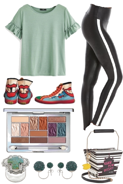 SOME FUN ATHLEISURE FOR SATURDAY- combinação de moda