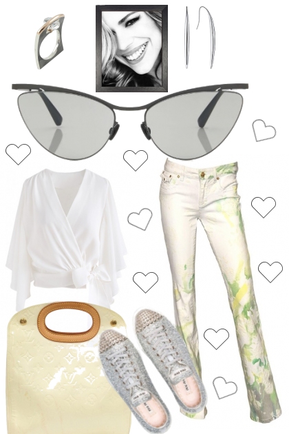 WHITE WRAP SHIRT- Combinaciónde moda