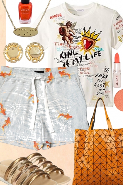 GOLDFISH SHORTS- Fashion set