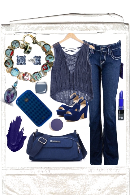 WAVY NAVY: Jeans AND CROCHETED TOP- Modekombination