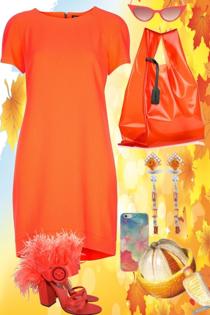 GLORANGE: GLOW IN ORANGE- Fashion set