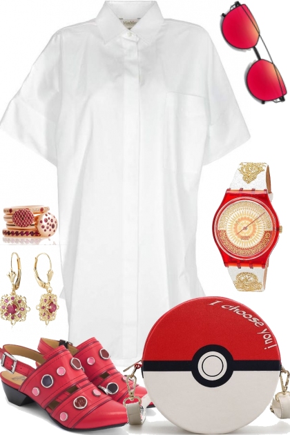 SOME RED, SOME WHITE, SOME GOLD- Combinaciónde moda