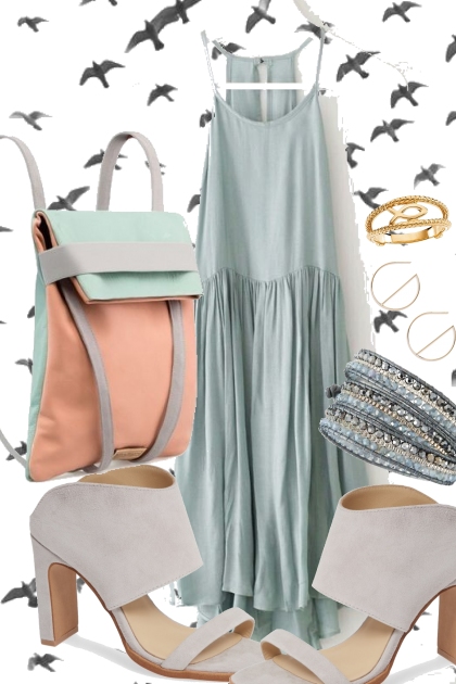 EASY BREEZY SUMMER DRESS- Fashion set