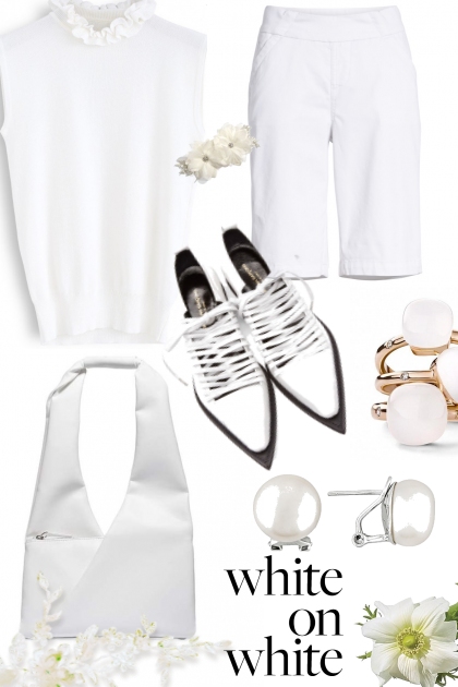 MONOCHROME: WHITE- Fashion set