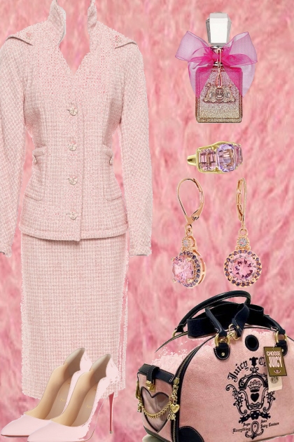 CHANEL ALPACA SUIT- Fashion set