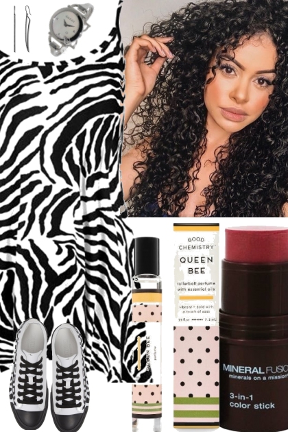 ZEBRA TANK MINI DRESS- combinação de moda