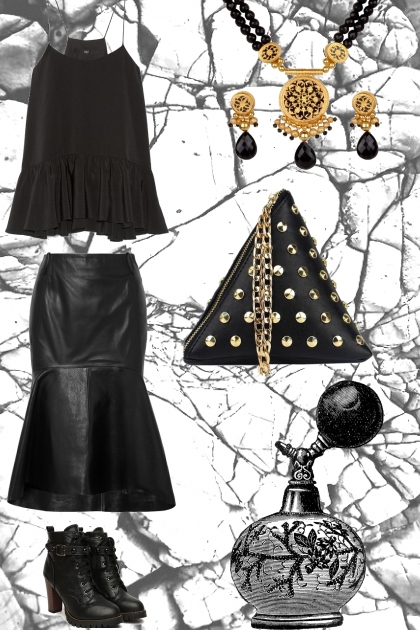 LADY IN BLACK- Combinazione di moda