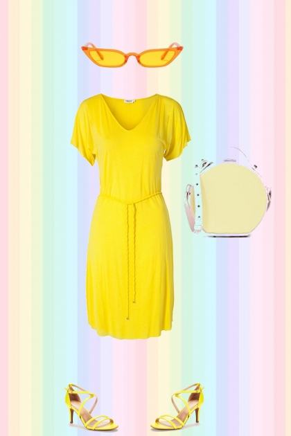 SIMPLE YELLOW- Fashion set