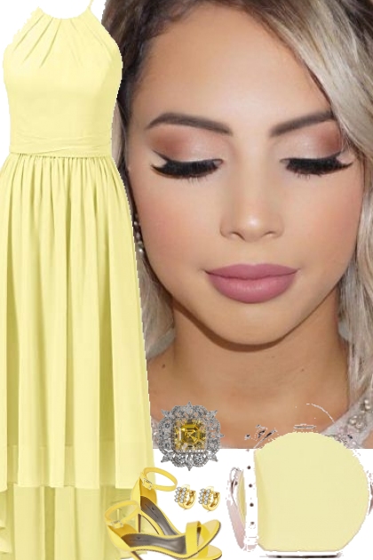 OPEN YOUR EYES TO YELLOW :)- Fashion set