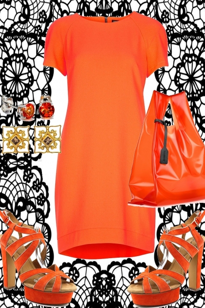 ORANGE ALIVE- Fashion set