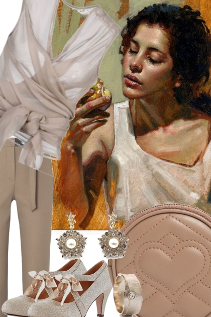 BEIGE:*:*- Combinazione di moda