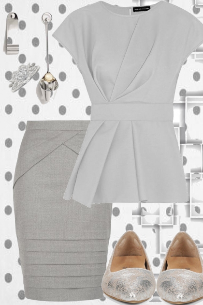 GRAY FOR TODAY- Fashion set