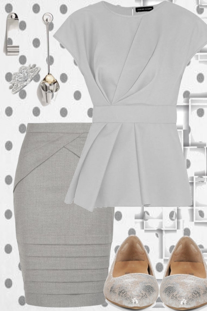 GRAY FOR TODAY- Modna kombinacija