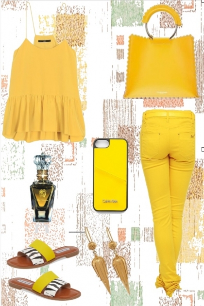 YELLOW ON SATURDAY- Modna kombinacija