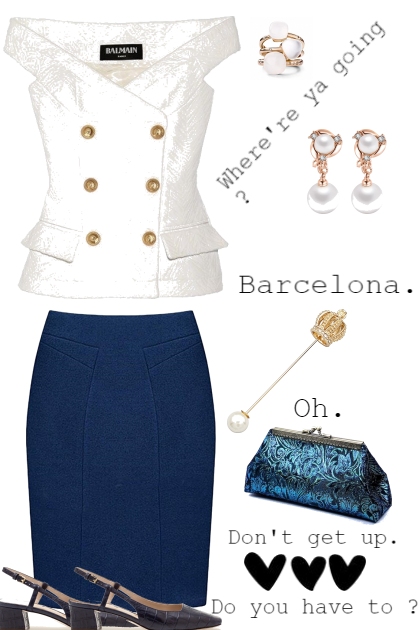 BARCELONA, STAY A MINUTE- Combinazione di moda