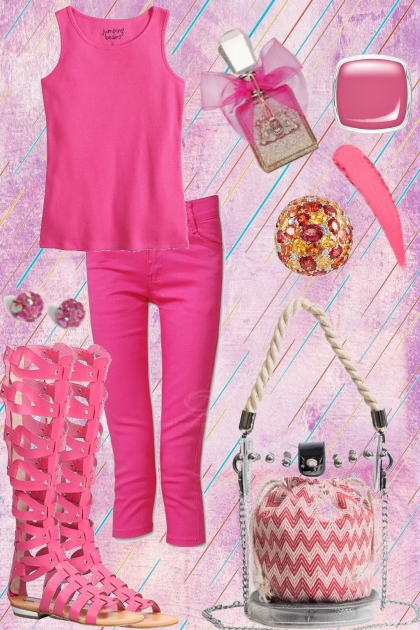 YES, PINK- Fashion set