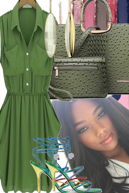 <`.GREEN>`.- Combinazione di moda