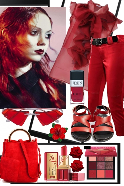 FIREHOUSE RED- Combinazione di moda