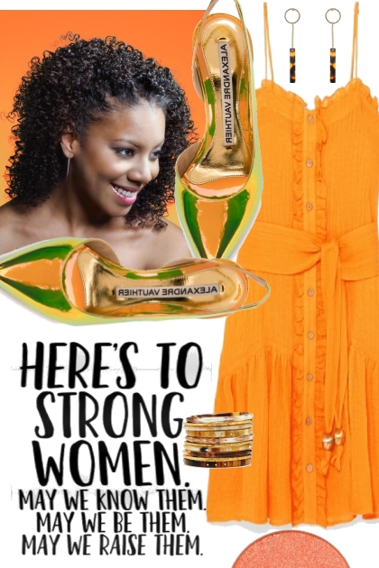 ORANGE JEWLIUS- Fashion set