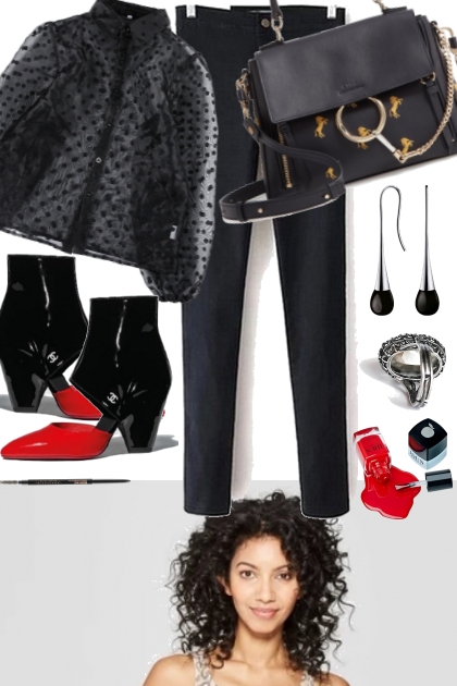 A SMIDGEN OF RED- Fashion set