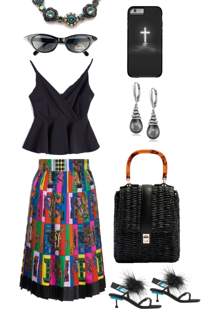 COLORFUL SKIRT :)- Fashion set