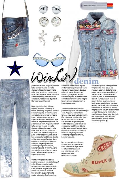 WINTER DENIM :;:- Fashion set