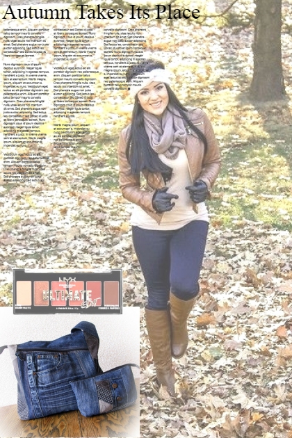 BOOTS, JEANS, AUTUMN- Fashion set