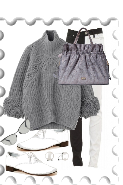 GRAY SWEATER- Combinaciónde moda